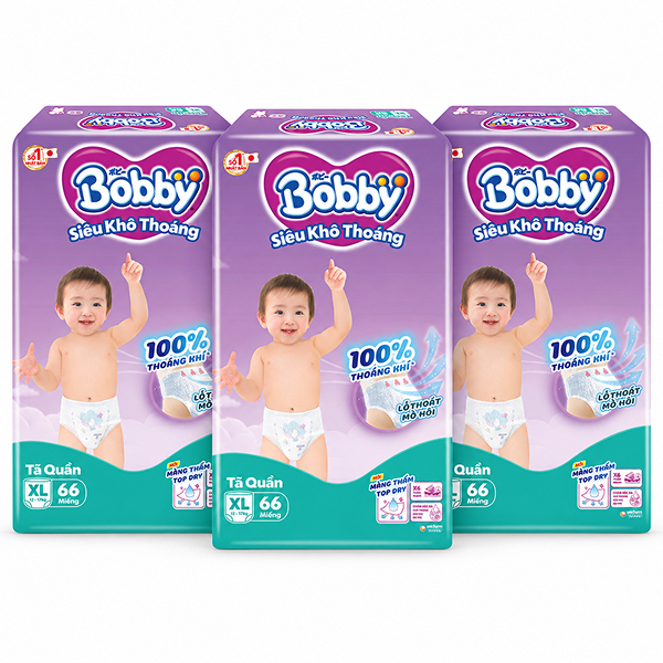 Combo 3 tã quần Bobby size XL